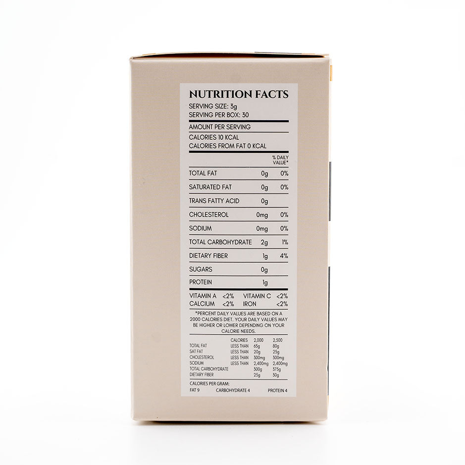 Reishi Mushroom Gourmet Black Coffee - 30 Individual Servings