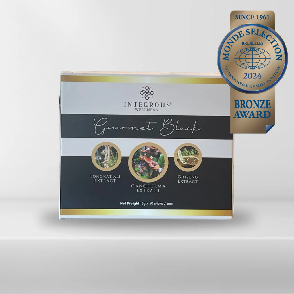 Reishi Mushroom Gourmet Black Coffee - 30 Individual Servings