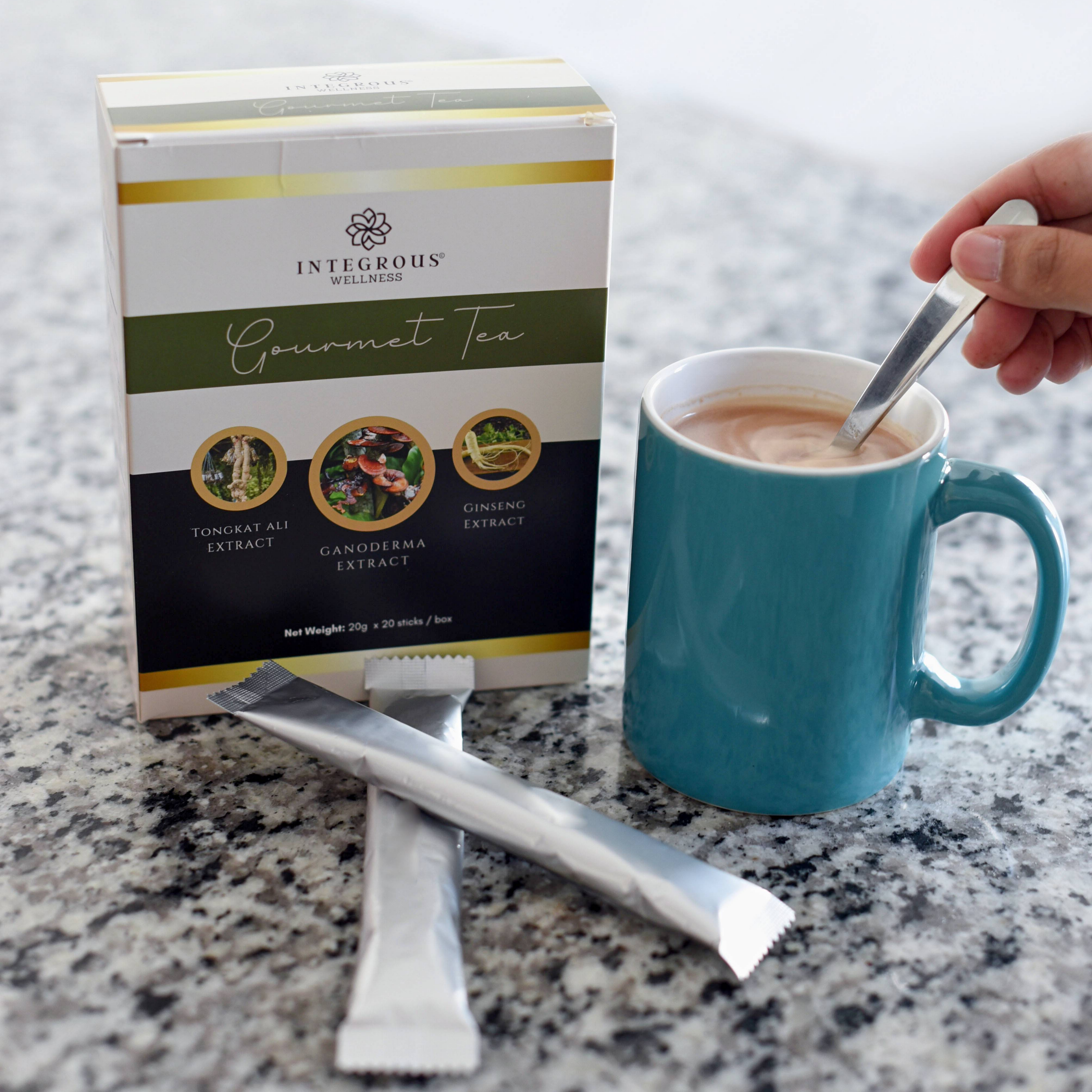 Reishi Mushroom Gourmet Tea - 20 Individual Servings